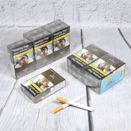 Pueblo | King Size Blue | 200 additive-free Cigarettes